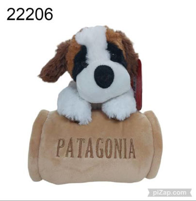 Imagen de PELUCHE PERRO SAN BERNARDO CON BARRIL PATAGONIA 22 CM 4.24